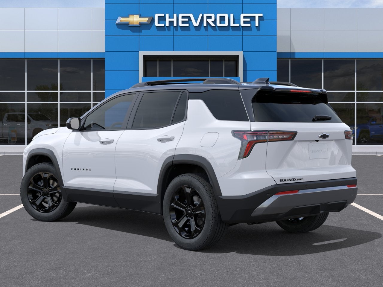 2027 Chevrolet Equinox — rear three-quarter view